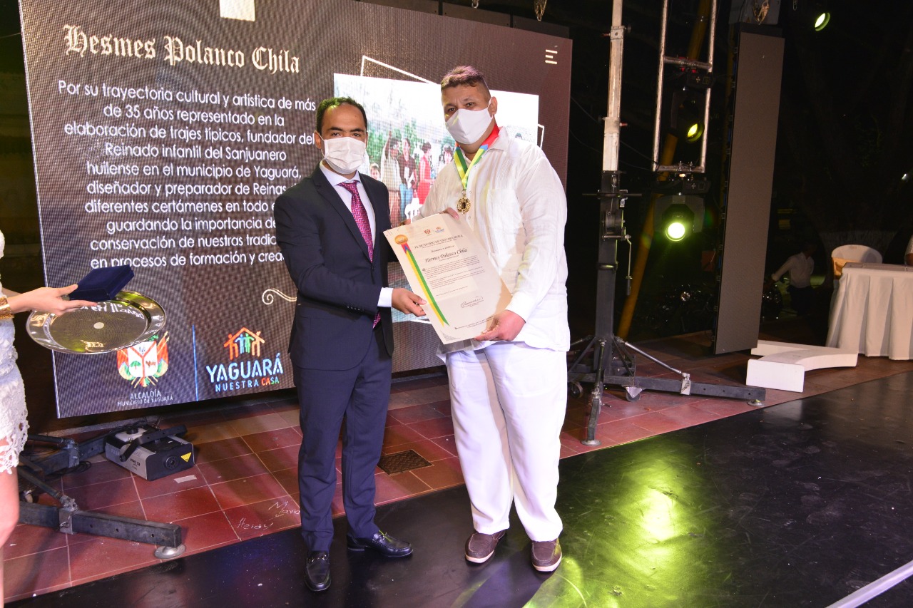 Hermes Polanco, también recibió reconocimiento.